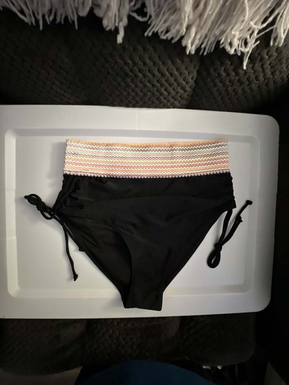 Blooming Jelly Women High Waisted Bikini Sets Tummy Control Swimsuits Black